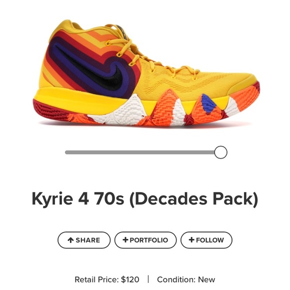 kyrie 4 70s footlocker
